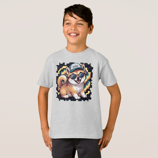 Camiseta Shiba Inu Cachorro (Frente Completa)