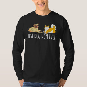 Camiseta Shiba Inu Cachorro Mãe Cachorro De Animais De Comp