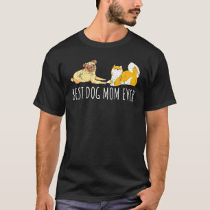 Camiseta Shiba Inu Cachorro Mãe Cachorro De Animais De Comp