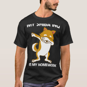 Camiseta Shiba Inu Cuta Para Crianças Meninos Japão Raça An