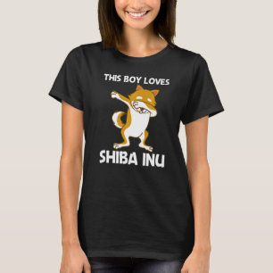 Camiseta Shiba Inu Cuta Para Rapazes Crianças Japão Raça An