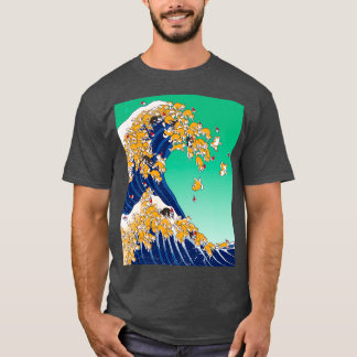 Camiseta Shiba Inu de Natal na Onda de Excelentes