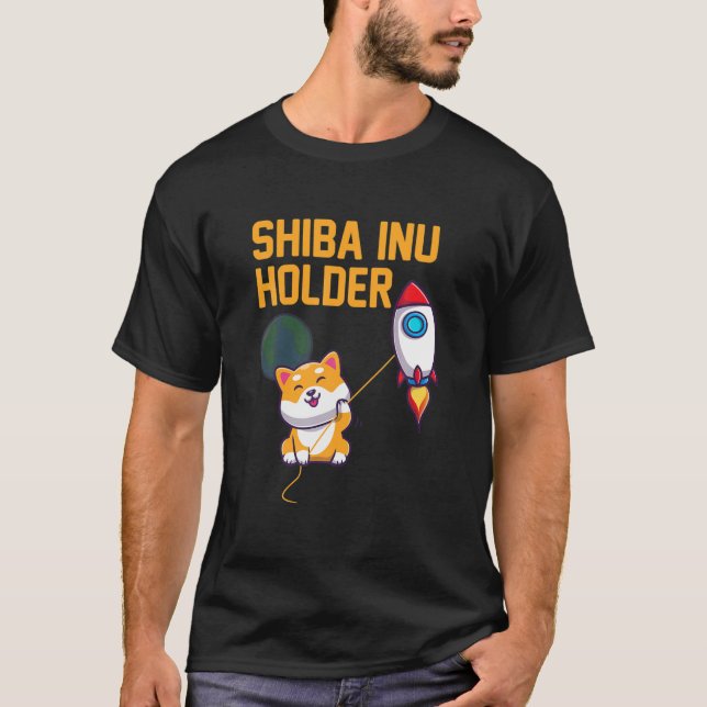 Camiseta Shiba Inu, Detentor de Moedas, Cripto Engraçado As (Frente)
