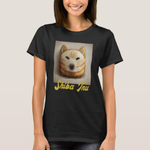 Camiseta Shiba Inu Doge Meme Loaf Do Pão Akita Inu Hokkai