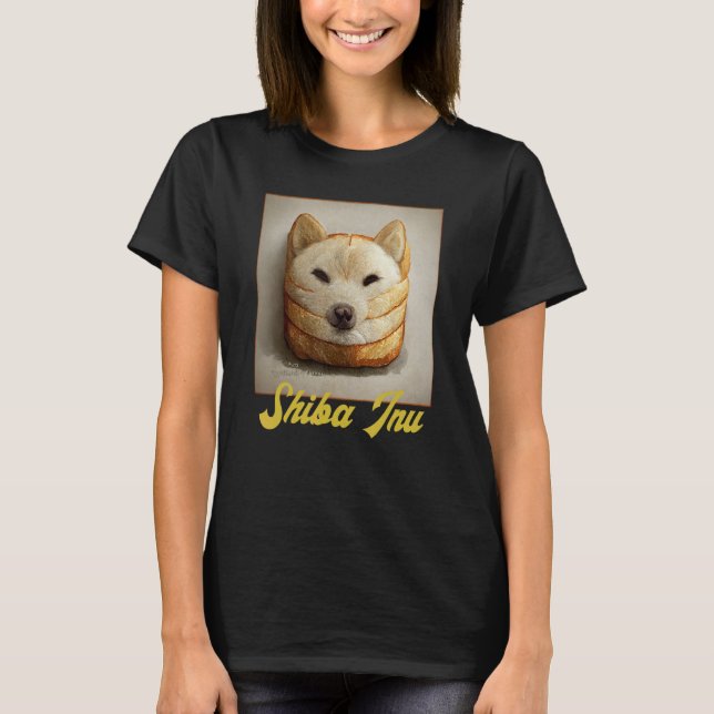 Camiseta Shiba Inu Doge Meme Loaf Of Bread Akita Inu Hokkai (Frente)