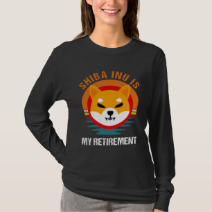 Camiseta Shiba Inu É Minha Aposentadoria Shib Coin Homens C