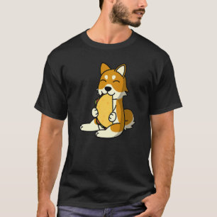 Camiseta Shiba Inu Eating A Taco Dog  