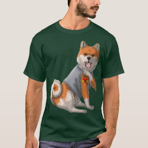 Camiseta Shiba Inu Eu Amo Mãe Tatuagem Cão Engraçado Da Mãe