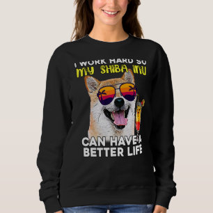 Camiseta Shiba Inu Eu Trabalho Duro Para Que Meu Cachorro P