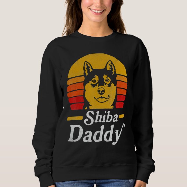 Camiseta Shiba Inu Father Dog Shiba Inu Papa  Shiba Dad (Frente)