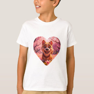 Camiseta Shiba Inu, incrivelmente fotogênica