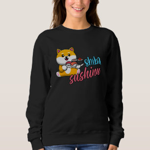Camiseta Shiba Inu Japonês Dog Akita Sushi Comida Japonesa 