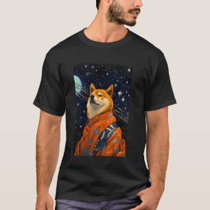Camiseta Shiba Inu Pixel Art