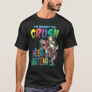Camiseta Shiba Inu Pronta Para Esmagar O Jardim Kinder De V