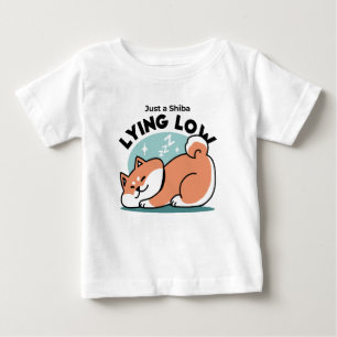 Camiseta Shiba Inu Relaxa Arte: Apenas uma Shiba Mentira Ba