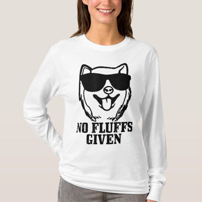 Camiseta Shiba Inu Sem Fluxos Dado Cachorro Shiba Mãe Pai E (Frente)