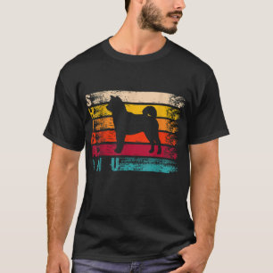 Camiseta Shiba Inu Silhouket Dog Lover Gi -