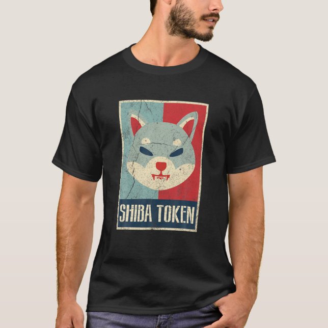 Camiseta Shiba Inu Token Coin Dogue Crypto (Frente)