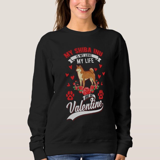Camiseta Shiba inu Valentine's Day Japanese Shiba  1 (Frente)
