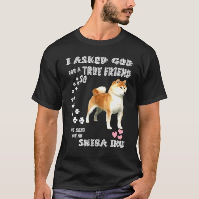 Camiseta Shiba Ken Cachorro Mãe Pai Costume Japonês Shiba I (Frente)