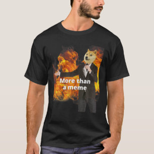 Camiseta Shiba Meme Engraçado "Mais Do Que Um Meme" Com Fog