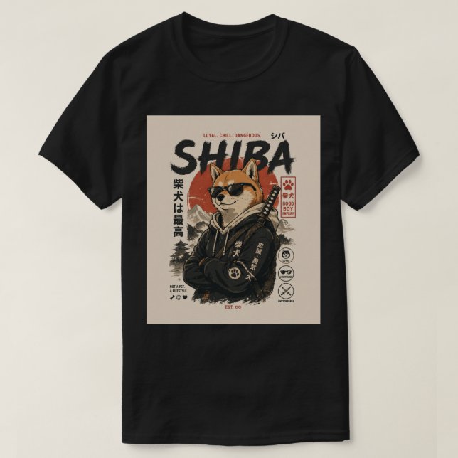 CAMISETA SHIBA O PROTETOR (Frente do Design)