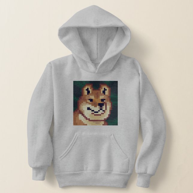 Camiseta Shiba pixel art (Postura )