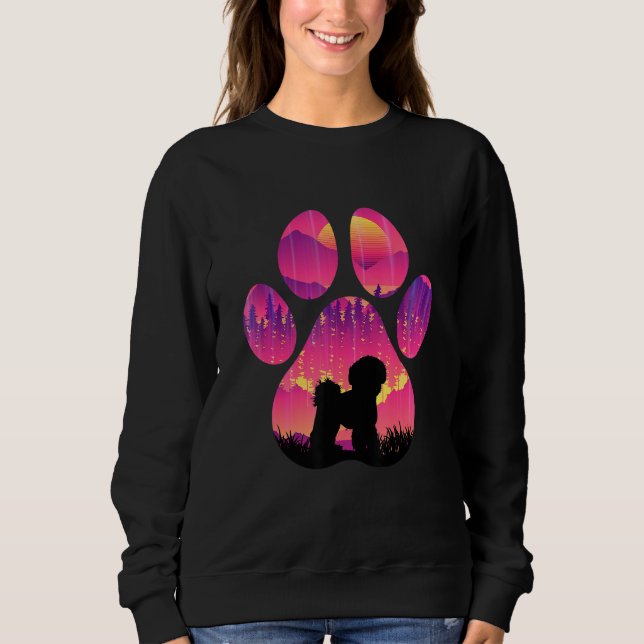 Camiseta Shichon Paw Mom Dad Dog  Women Men (Frente)