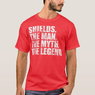 Camiseta ShieldsShields Nome da família Shields sobrenome S