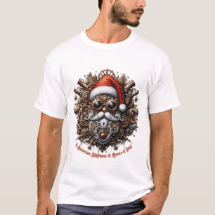 Camiseta Shiftmas vitorianos: engrenagens, vapor e Glea de