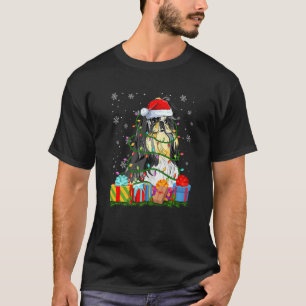 Camiseta Shih Tzu Christmas Lights Xmas Dog