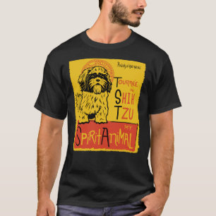 Camiseta Shih Tzu Cute Dog Chat Noir Mashup