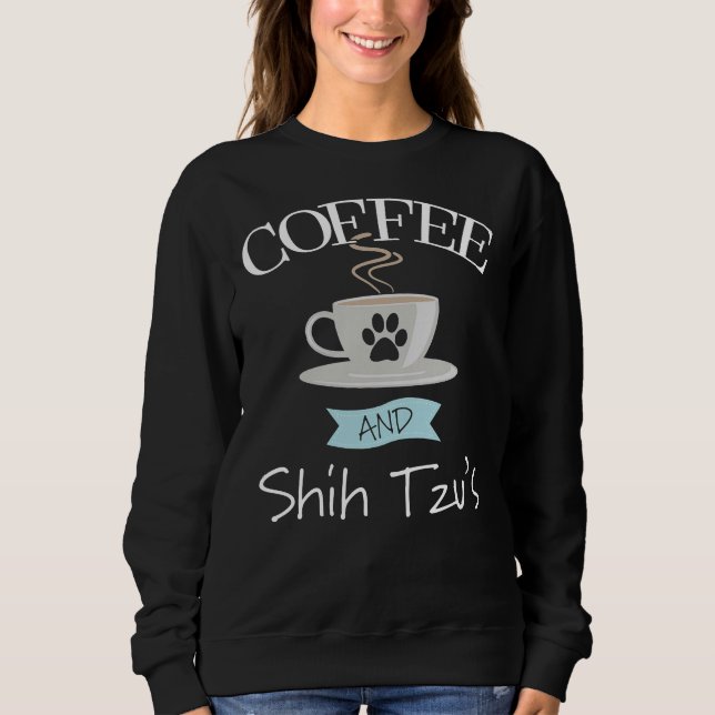 Camiseta Shih Tzu Dog Café E Shih Tzus (Frente)