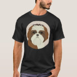 Camiseta Shih Tzu Dog Face<br><div class="desc">Shh Tzu Dog Face.</div>
