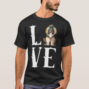 Camiseta Shih Tzu Dog Mãe Pai Amor R