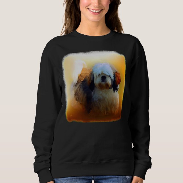 Camiseta Shih Tzu Dog Portrait (Frente)