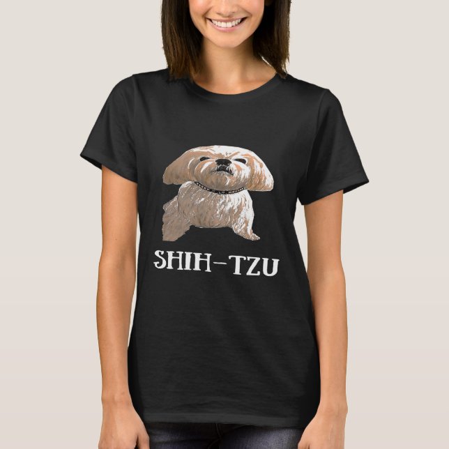 Camiseta Shih Tzu Dog Raça Pintado (Frente)