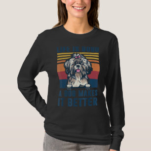 Camiseta Shih Tzu Dog Shih Tzu Pai Mãe Homens Mulheres 2