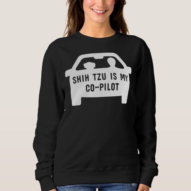 Camiseta Shih Tzu É Minha Copiloto (Frente)