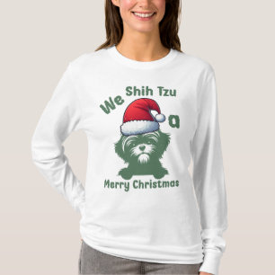 Camiseta Shih Tzu é um Feliz Natal, Shih Tzu Lover