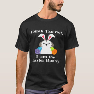 Camiseta Shih Tzu Easter Bunny