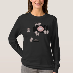 Camiseta Shih Tzu Happy Pills Cachorro Cute Puppy Proprietá