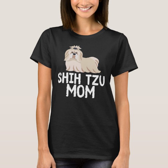 Camiseta Shih Tzu Mãe (Frente)