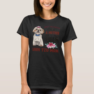 Camiseta Shih Tzu Mãe E Máscara De Rosto