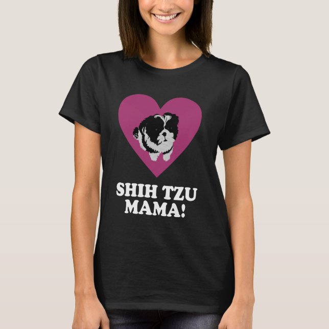 Camiseta Shih Tzu Mama (Frente)