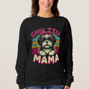 Camiseta Shih Tzu mama Shih Tzu Dog Pet Para Mulheres