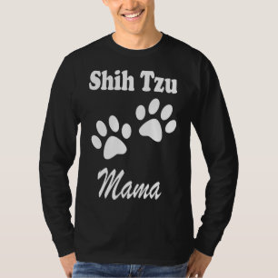 Camiseta Shih Tzu Mama Shih Tzu Mama Para Shih Tzu Love S