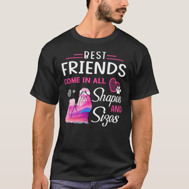 Camiseta Shih Tzu Melhores Amigos (Frente)