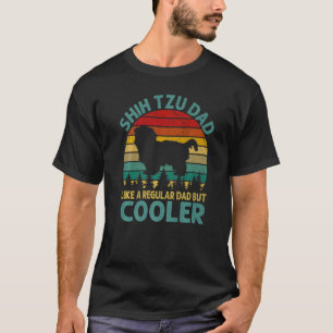 Camiseta Shih Tzu Pai Como Um Pai Regular, Mas Pais Mais Fr