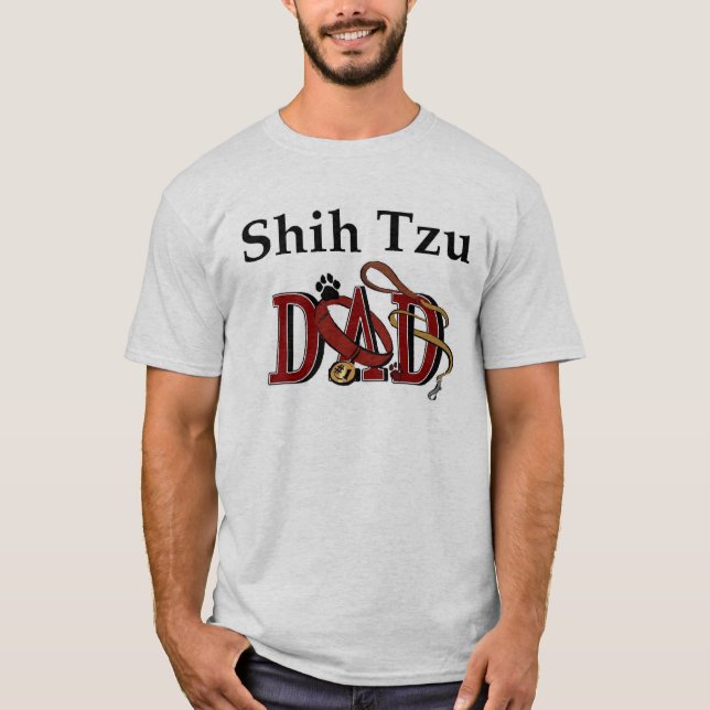 Camiseta Shih Tzu Pai Roupa (Frente)